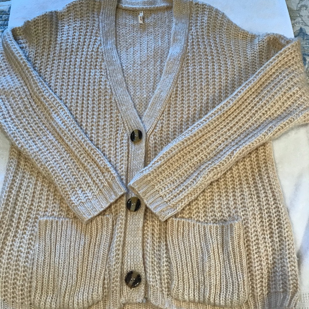 chunky knit oversized sweater
